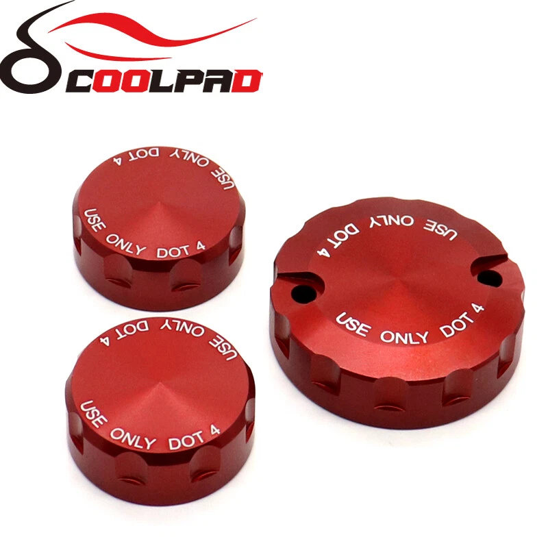 Cubierta de depósito de embrague de freno delantero trasero para Aprilia SMV 1200 Dorsoduro/Caponord Foto 2 de 4