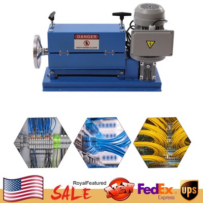 Electric Wire Stripping Machine 1.5mm-38mm Cutting Speed 1400r/min Automatic