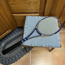TENNIS RACQUET FUTABAYA Rare Vigorous Wood SSS Blue Racket Glass Fiber Face