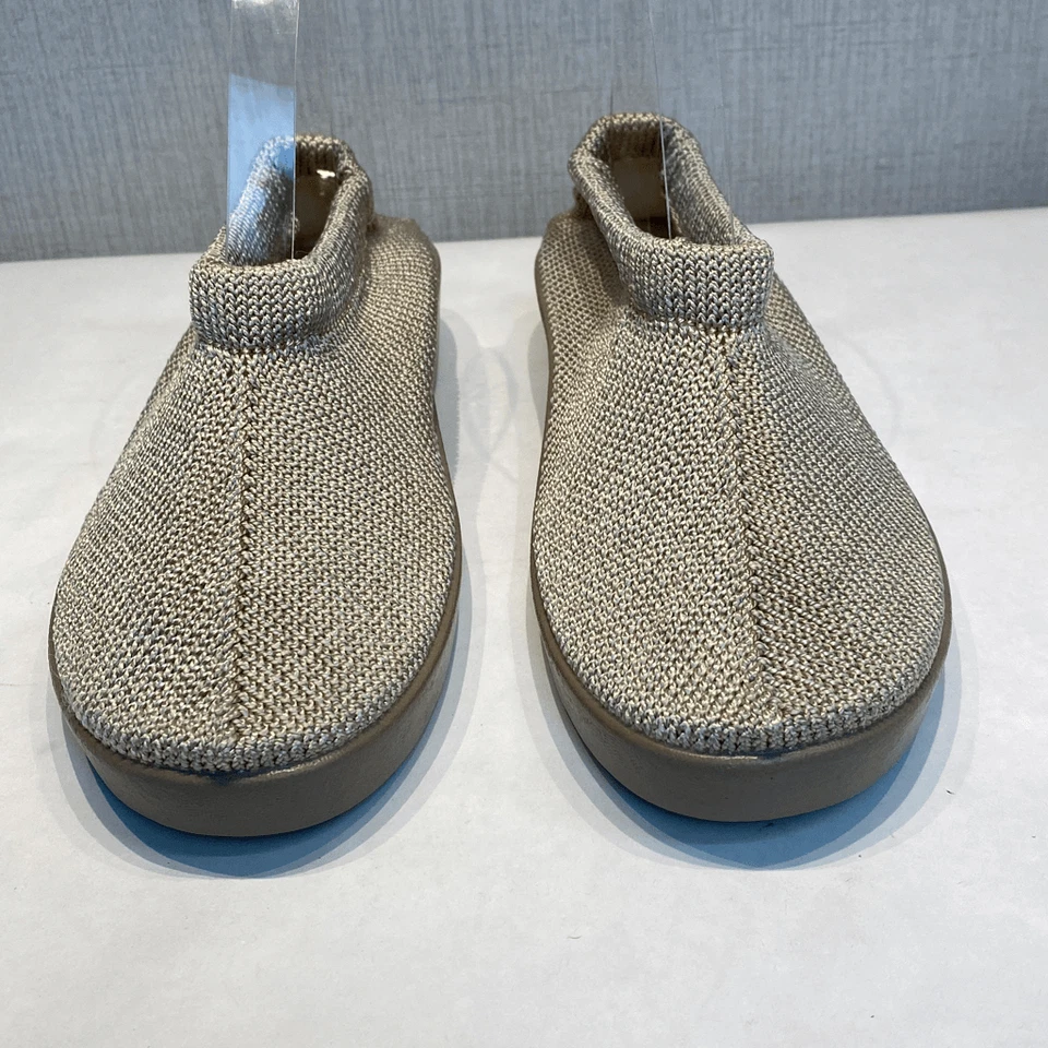 Zapatos sin cordones Spring Step Tender de punto elástico para mujer 6,5 dorados Foto 3 de 4