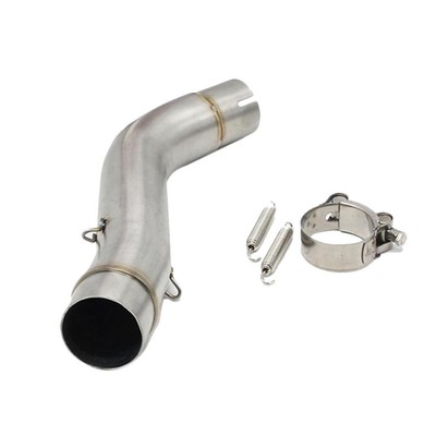 Silencieux universel de tuyau d/&eacute;chappement de moto de 51mm Style 1 insert de silencieux de tuyau d/&eacute;chappement en acier inoxydable DB Killer Noise Eliminator Silver