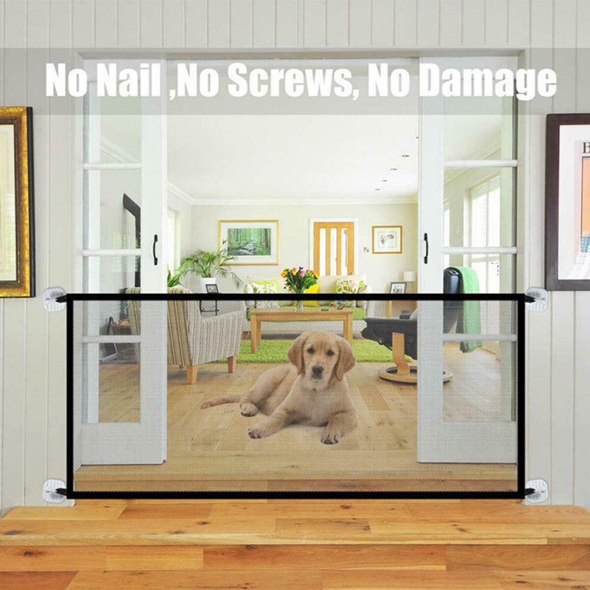 retractable dog guard