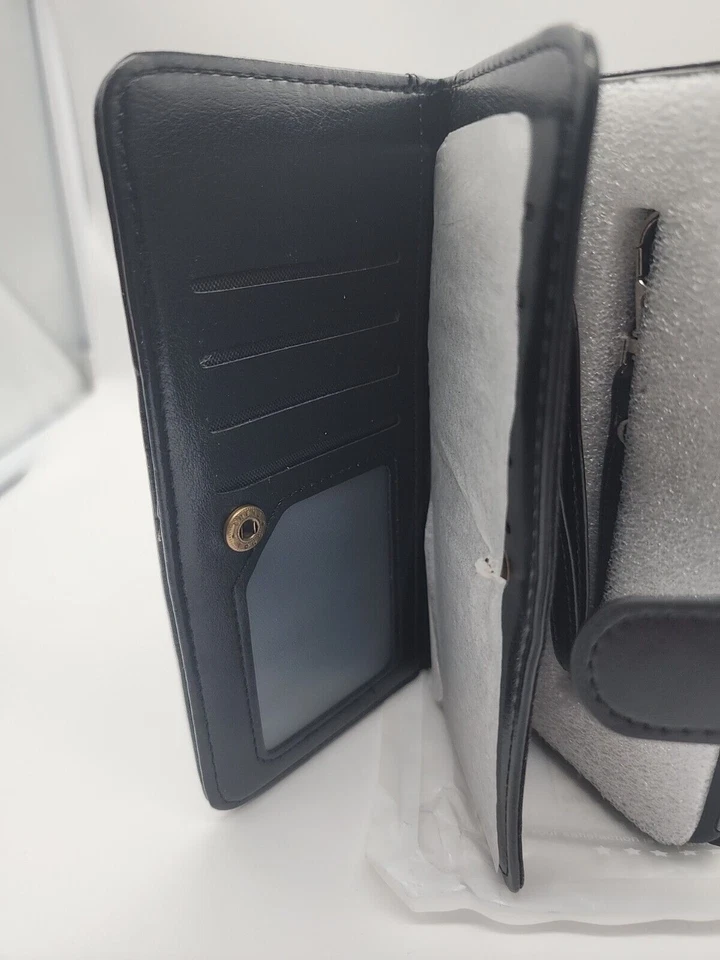 For iPhone  XR Retro Card Wallet Back Case 9 slot - Image 2 of 4