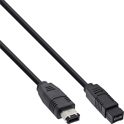 InLine 20028 Cavo FireWire Ieee1394, 6PIN Maschio a 9PIN Maschio, 800 (h8j)