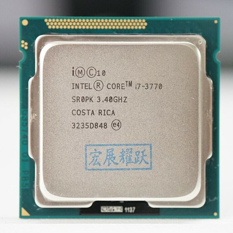 Intel Core I7-3770 SR0PK 3.4 GHz Quad Core LGA 1155/Socket H2 CPU Processor