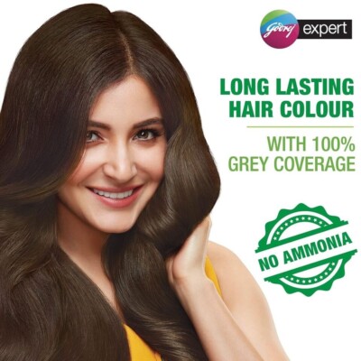 Godrej Expert Rich Creme Haarfarbe (4er Pack) - 4,00 Naturbraun
