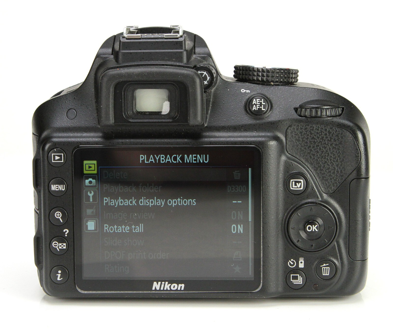 Nikon D3300 DSLR Camera & AFS 1855mm VR Lens Kit Battery & Charger