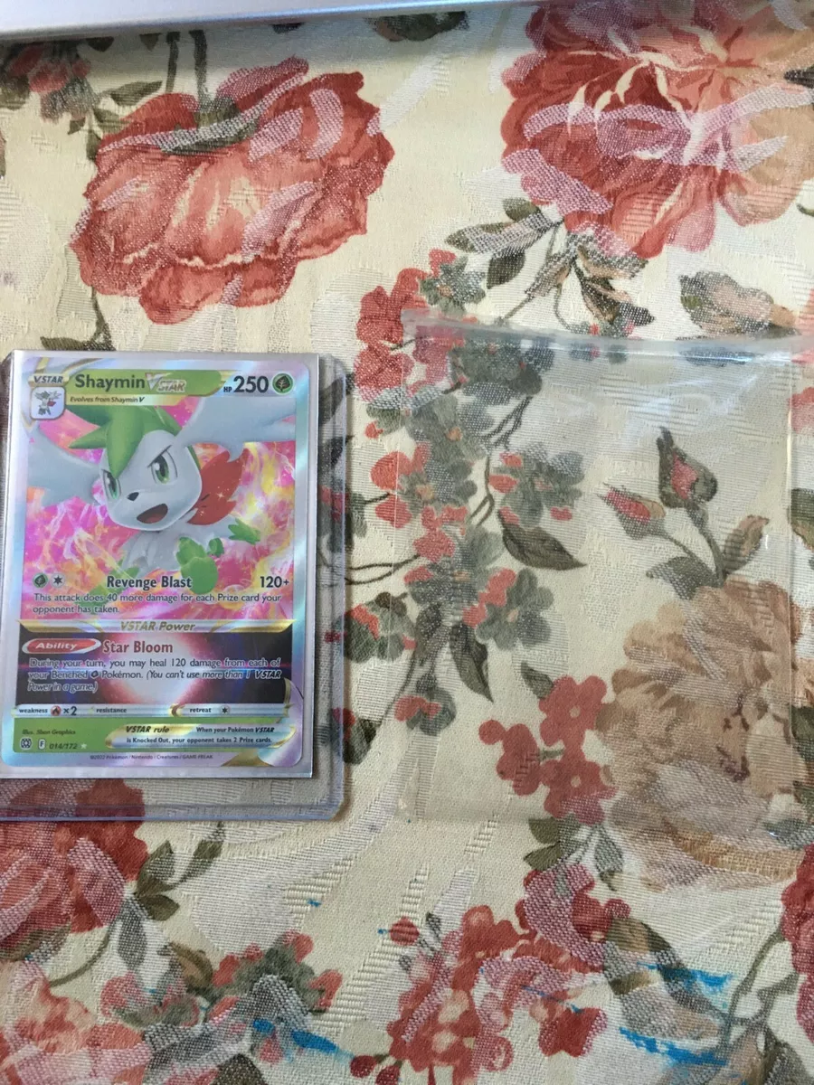 Pokemon TCG Shaymin V-Star 014 / 172 Brilliant Stars Halo Ultra Rare for  Sale in San Fernando, CA - OfferUp