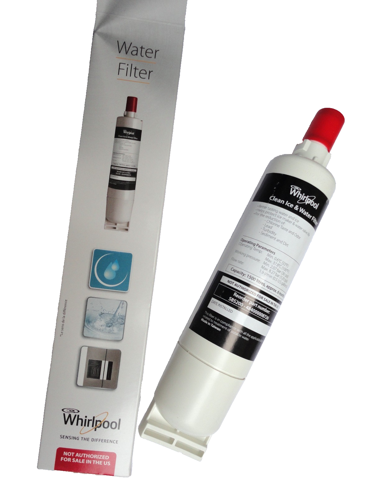fridge filter,  in-fridge-base SBS200 water filter for Whirlpool fridge freezer