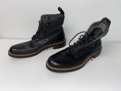 G Star Raw Denim 5204 Trent Ledger Hi Mix Boots. US Adult Size: 12