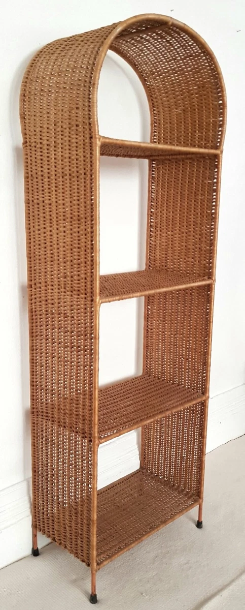 Bamboo bookshelf vintage outlet
