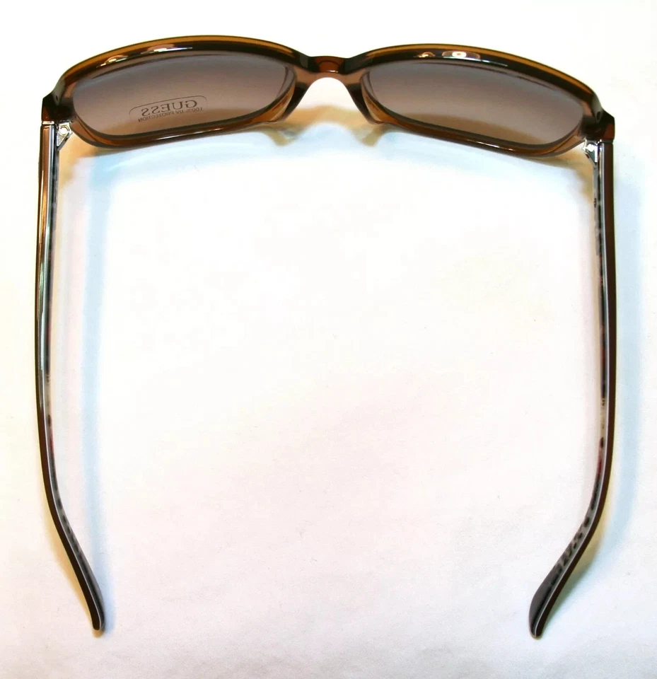 Gafas de sol Guess para mujer GU7382-47F-60 marrón cuadradas NUEVAS auténticas 100 % UV Foto 4 de 4