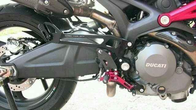 Juegos traseros de pasajeros Ducabike Ducati Monster 696 795 796 1100 Foto 3 de 3