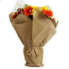 Deluxe Decor 12oz Natural Jute Hessian Burlap Florist Wrapping Fabric Material 