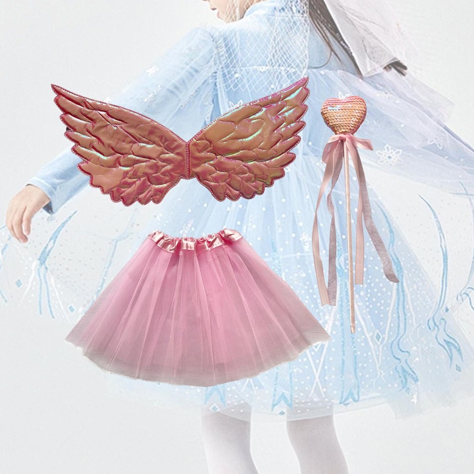 Girl Wing Costume Set Apparel for Stage Performance Masquerade Role