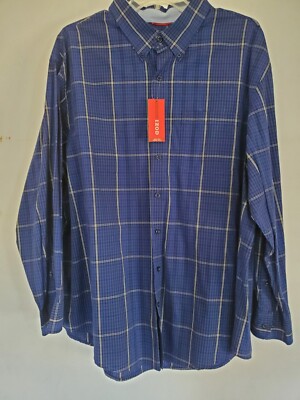 New w/ Tags Mens Izod Lacoste Long Sleeve Shirt XXXL Big And Tall ($60) Nice!