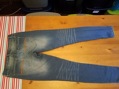 INDIGO REIN SKINNY JEANS WITH GREAT FADED MEDIUM