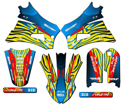 22-23 Jr / P3 Cx 50 Tigre Rot Senge Grafiken Set Kompatibel Mit Cobra