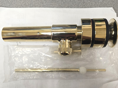 GEBERIT 150.668.GG.3 DECORATIVE POP-UP DRAIN IN POLISHED BRASS OEM PART *NEW*