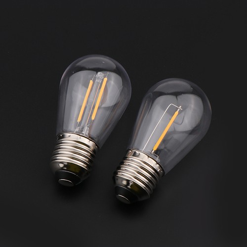 S14 Plastics Led Bulb E27/E26 3V 120V Warm White 2W 1W Shatterproof Lamp Bulbs - Picture 11 of 18