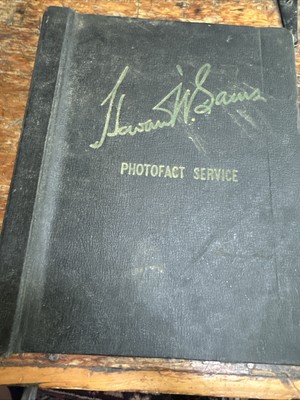 Vtg Sams Photofact Service Manual Volumes 1951-56 121-320