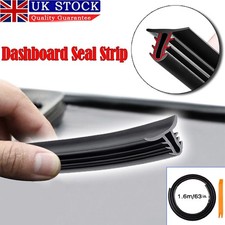1.6M Car Windscreen Push Gap Noise Insulation Dashboard Sealing Strip Rubber .