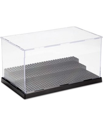 Minifigure Display Case 3-Step Acrylic Stackable Box Clear Dustproof Clear [New]