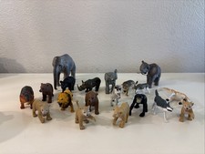 Safari Animal Figures Lot Wild  Educational Toy Set