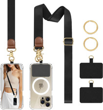 Timovo Phone Lanyard Crossbody Wrist Strap, Adjustable Anti-Theft Phone Strap fo