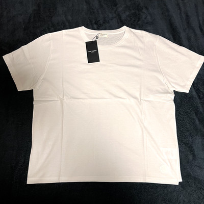 Saint Laurent Cotton T-shirt Weiß M/ NEU - Original - Ungetragen mit Etikett