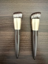 Angled Foundation Blush Powder Complexion Liquid Cream Makeup Brush Lot Of 2