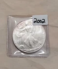 2002 American Silver Eagle  Coin 1 oz  Uncirculated 1 Ounce ASE .999 silver