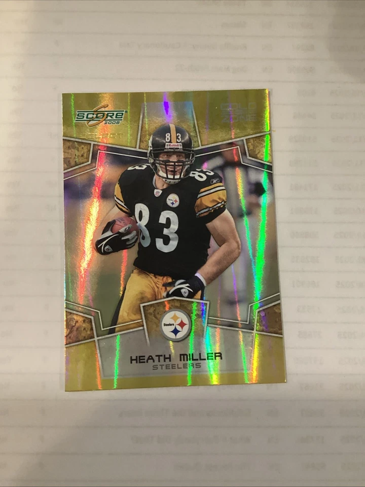 Score Select Heath Miller Gold Zone Insert /50 - Image 4 of 4
