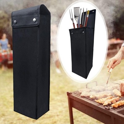 Aufbewahrungstasche für Grillutensilien, Oxford-Tuch BBQ Werkzeug Aufbewahrungstasche, BBQ Hardware Halter,