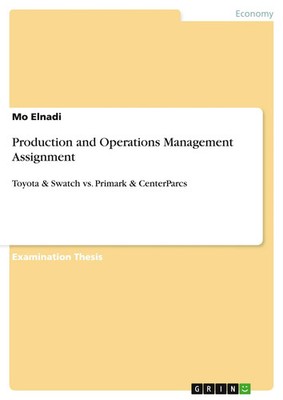 Mo Elnadi | Production and Operations Management Assignment | Taschenbuch (2009)