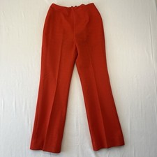 Vintage Orange High Waisted Stretchy 70s Pants