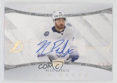 2024-25 Upper Deck Artifacts Facts Nick Perbix #AF-NP Auto 07s7