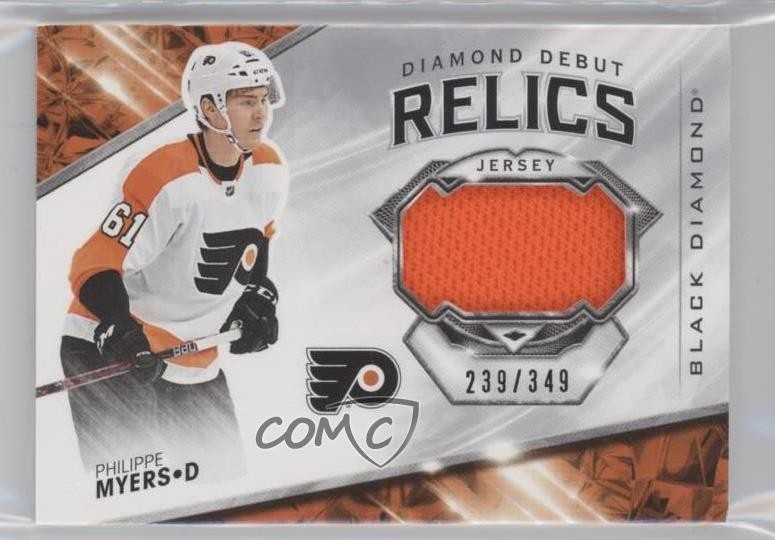 2019 Upper Deck Black Diamond Debut Relics 239/349 Philippe Myers Rookie RC xp6