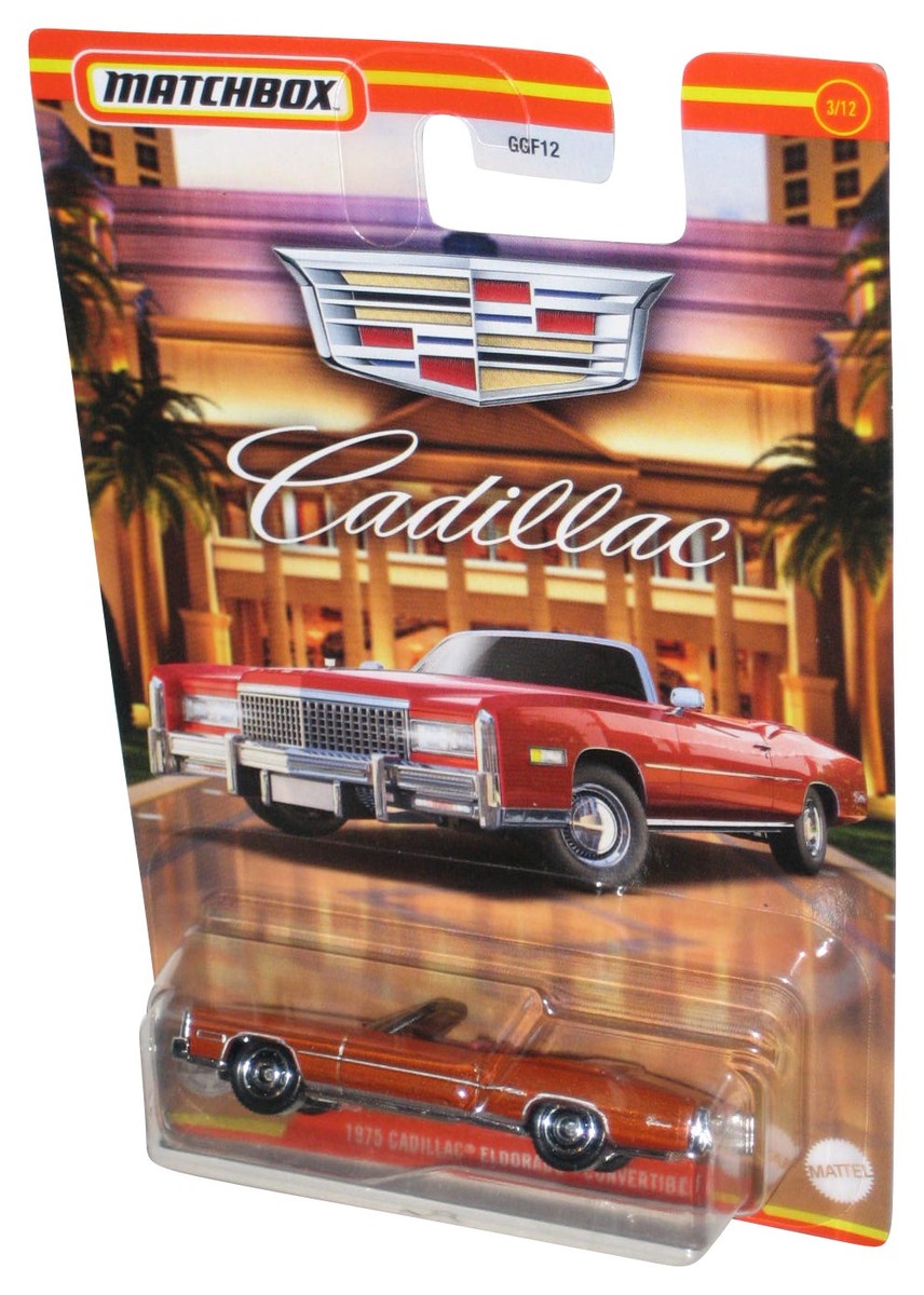 ミニカー1/12 CADILLAC ELDORADO No.47 Matchbox 1975 Cadillac Eldorado Convertible (2020) Orange Toy Car