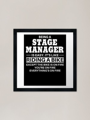 Bühnenmanager Radfahren Gerahmt Gerahmt Wandbild Poster Leinwanddruck Bild