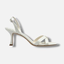 Jimmy Choo Women's Elsy 70MM Satin Slingback Sandals Size 35