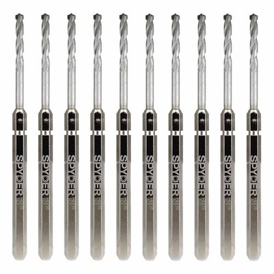 Spyder 600646-10 Hex10 1/2'' TCT Quick Change Hole Saw Arbor Pilot Bit 10pk