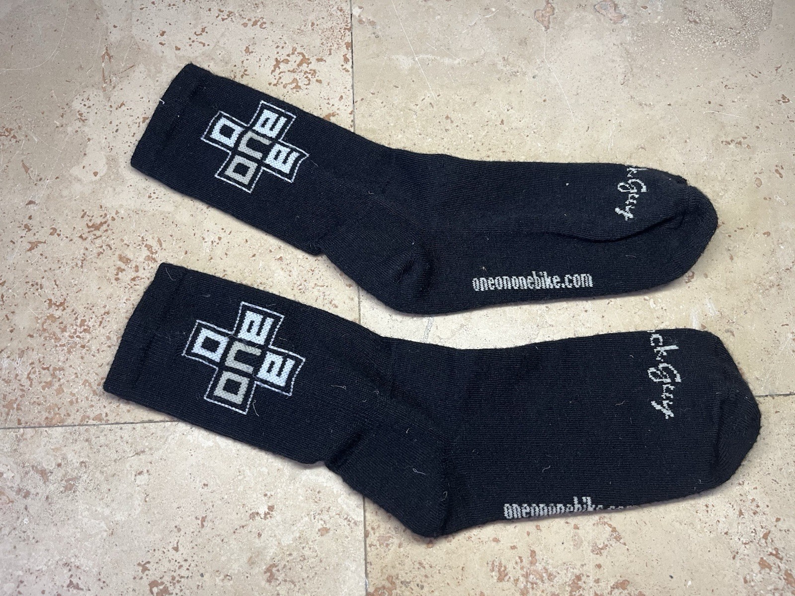 SockGuy SGX L-XL Cycling Footwear Bike Logo &ndash; Great Condit