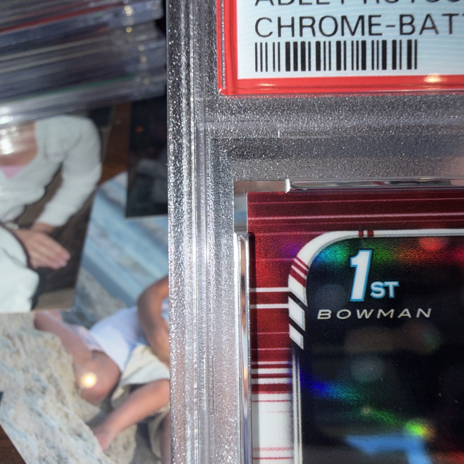 Adley Rutschman 2019 Bowman Chrome Draft BDC1 1st Red Refractor RC #1/5 PSA 9 view 4