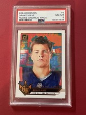 2024 Donruss Drake Maye Gridiron Kings PSA 8