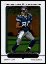 2005 Topps Chrome #50 Charles Rogers Detroit Lions NM+