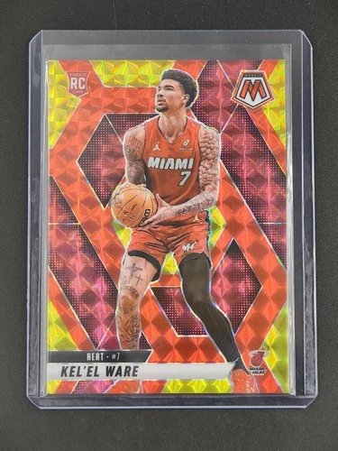 Kel'el Ware RC 2024-25 Panini Mosaic Choice Fusion Red &amp; Yellow 73/75 [3hk
