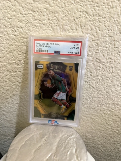 2022-23 FIFA Select Alexis Vega Gold /10 PSA 10