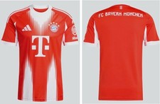 Adidas FC Bayern Munich Home 2025/26 Red Soccer Jersey Mens 3XL