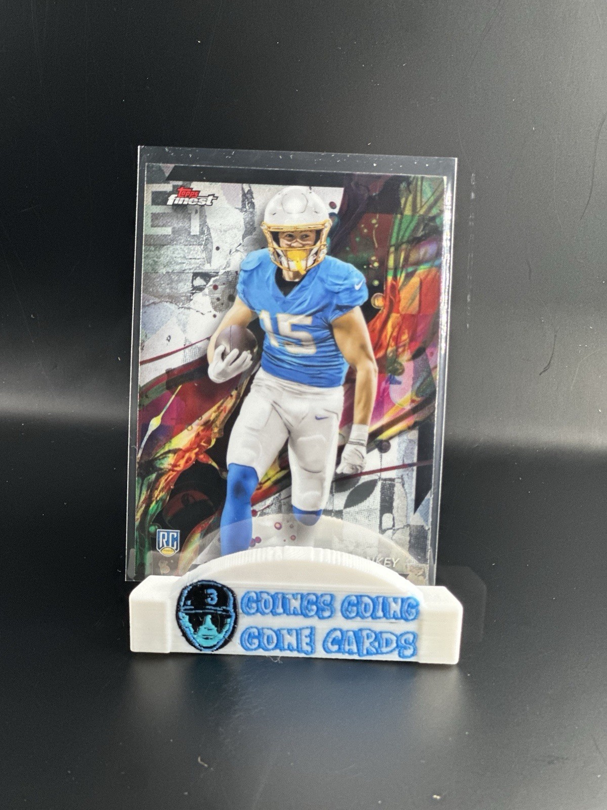 2024 Topps Finest Football #86 Ladd McConkey (RC)